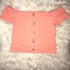 Bodycon coral top